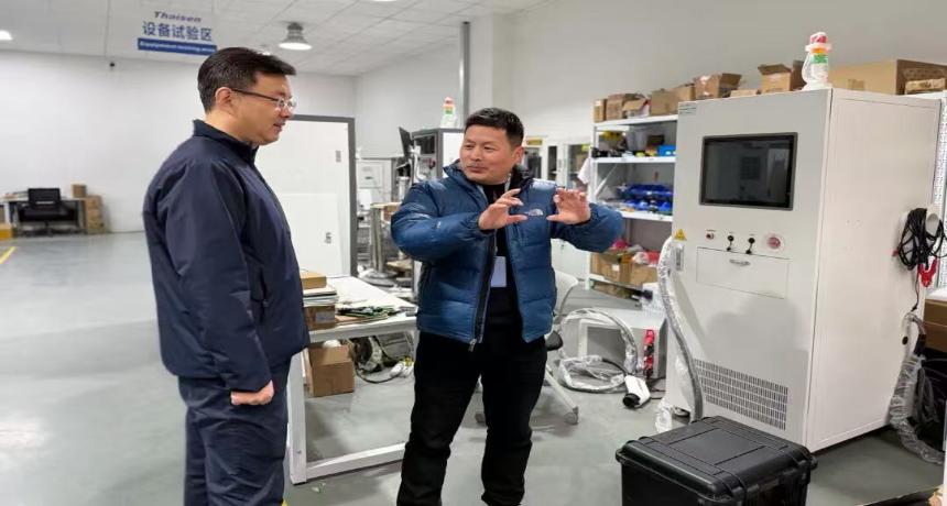 春风入企，向新而行丨广富林街道领导带队走访调研辖区企业