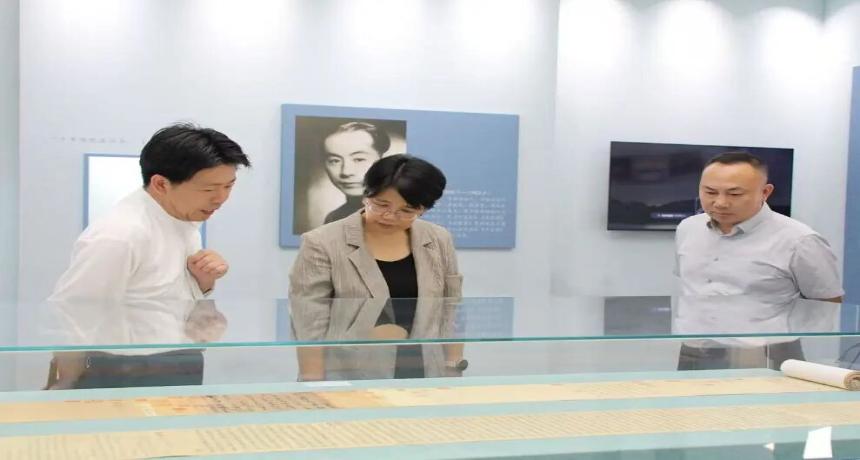 副区长叶文娣带队调研小昆山镇文旅商体展融合发展情况
