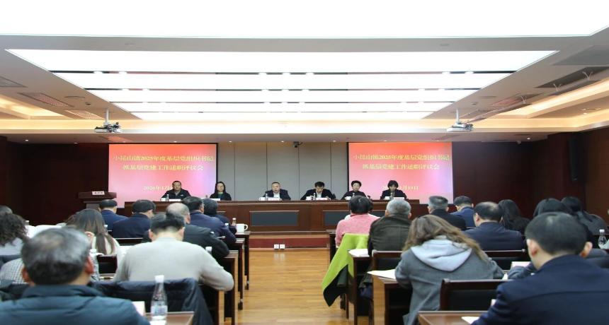 小昆山镇召开2025年度基层党组织书记抓基层党建工作述职评议会