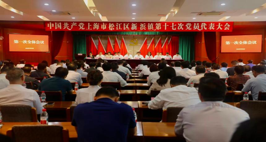 中共新浜镇第十七次党员代表大会胜利召开
