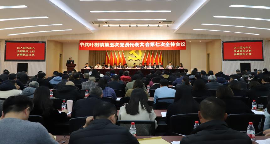 锚定目标，接续奋斗！中共叶榭镇第五次党员代表大会第七次会议胜利召开